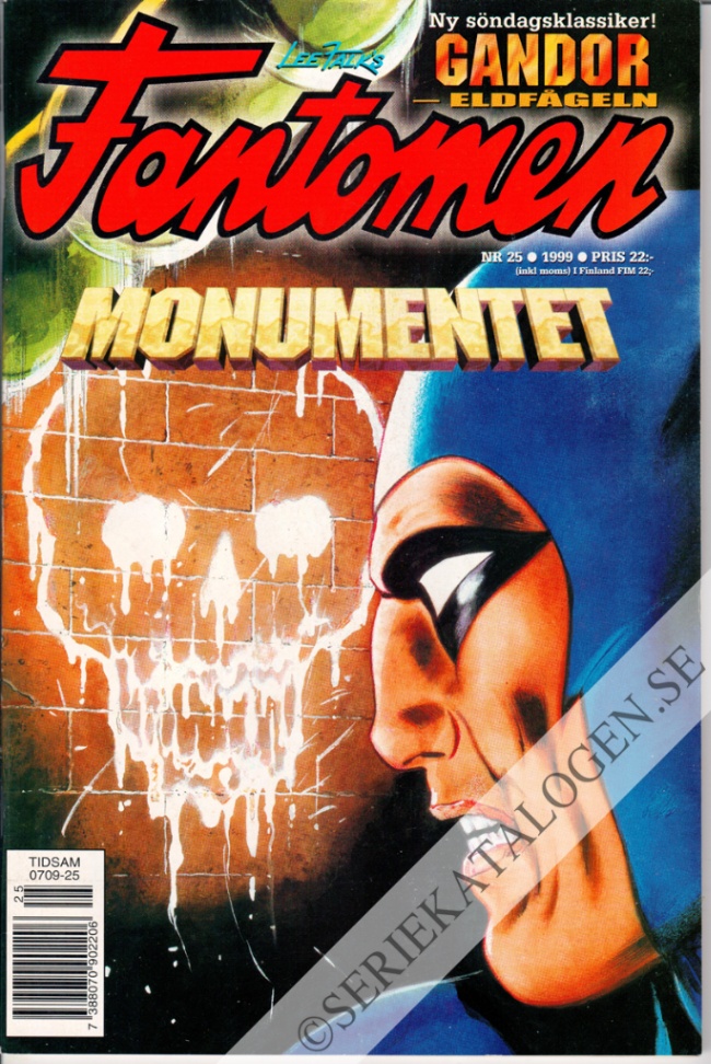Framsida på Fantomen #25 (1999)