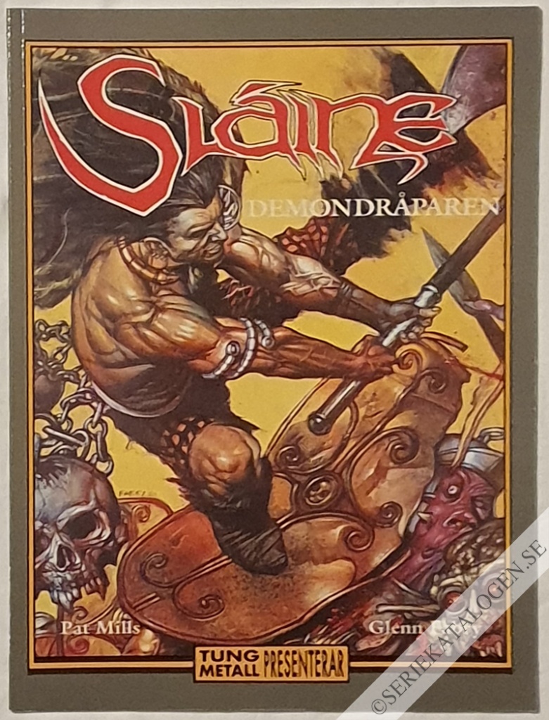 Framsida på Tung metall presenterar Sláine (1994)