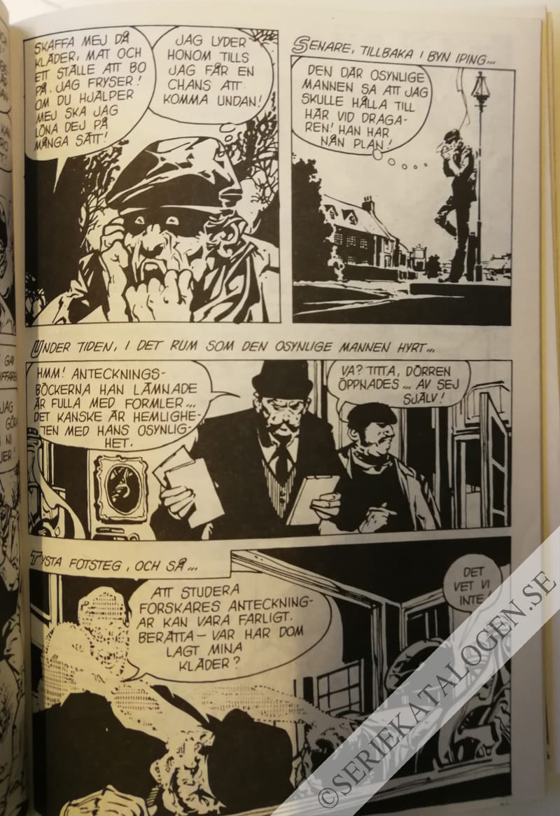 Exempel på Den osynlige mannen (1978)