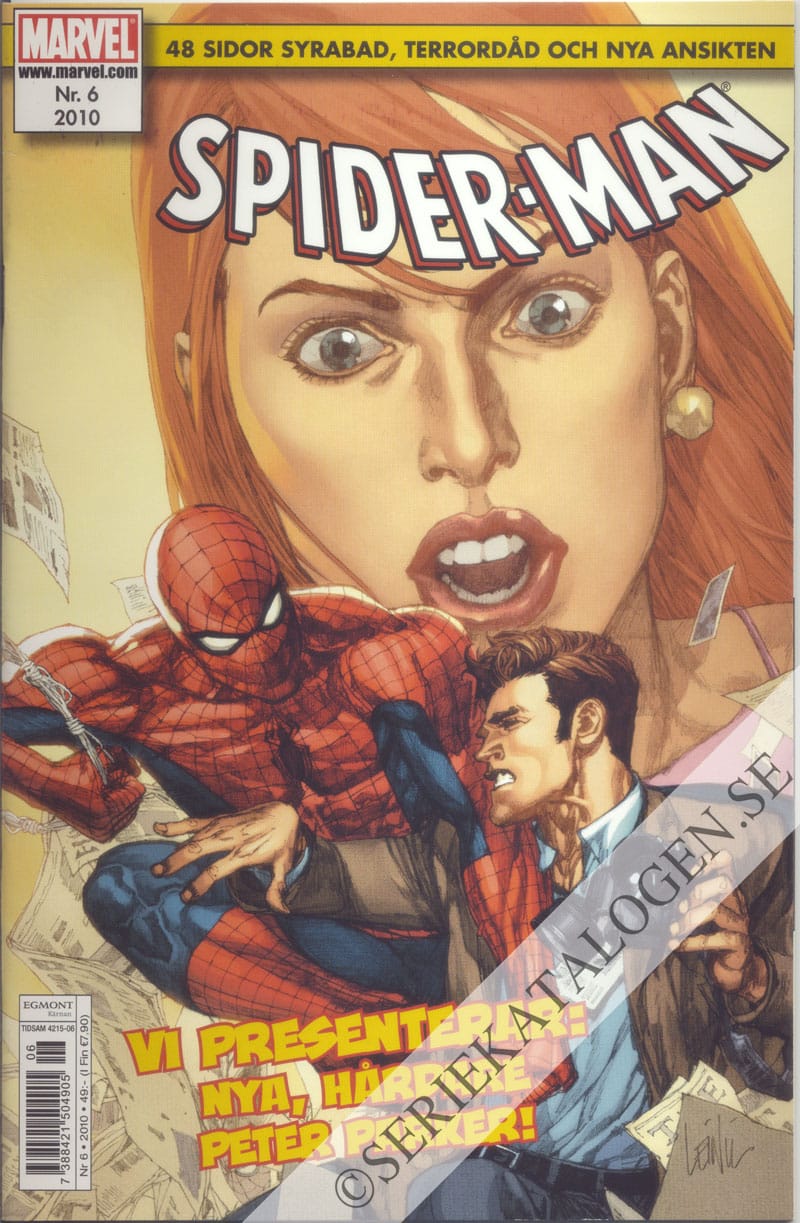 Framsida på Spider-Man #6 (2010)