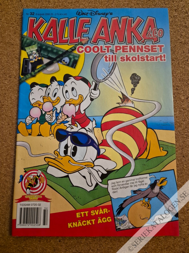 Framsida på Kalle Anka & C:o #32 (2006)