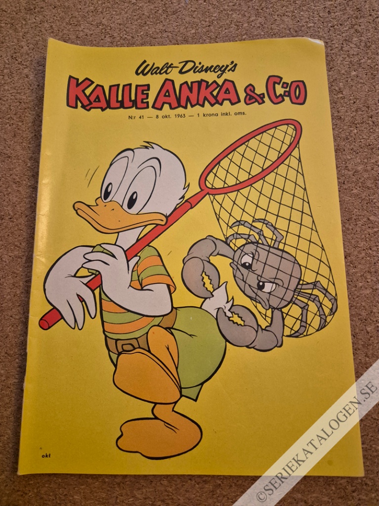 Framsida på Kalle Anka & C:o #41 (1963)