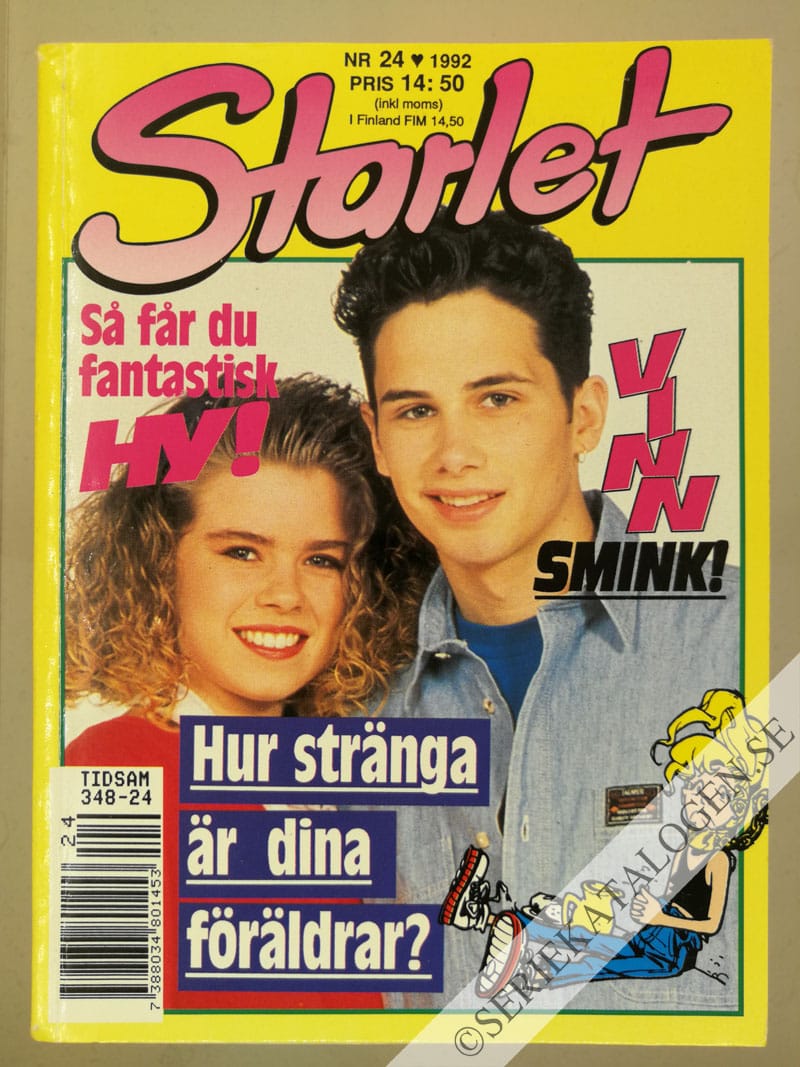 Framsida på Starlet #24 (1992)