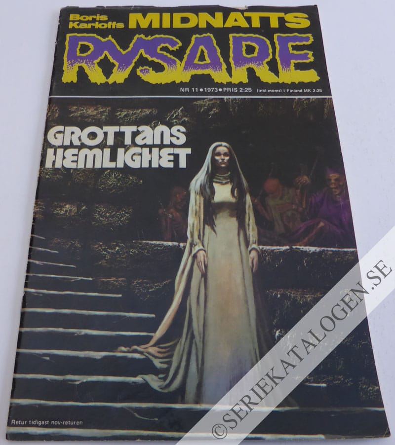Framsida på Boris Karloffs Midnattsrysare #11 (1973)