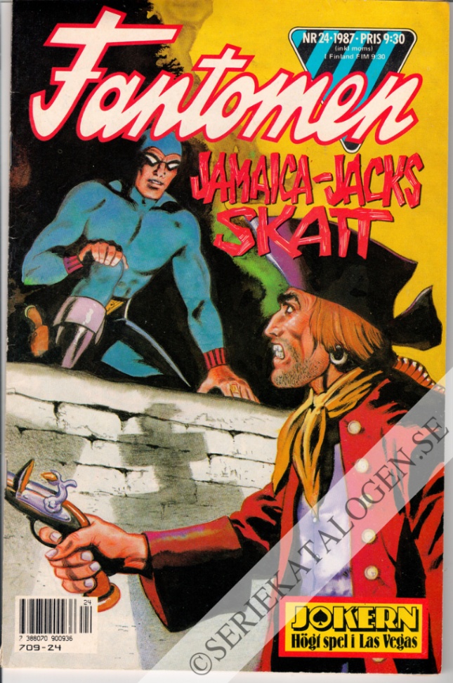 Framsida på Fantomen #24 (1987)