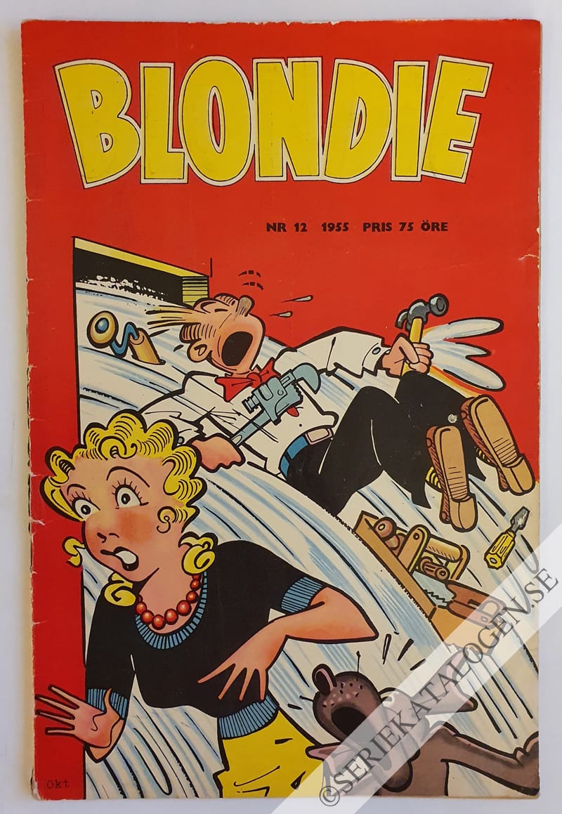 Framsida på Blondie #12 (1955)
