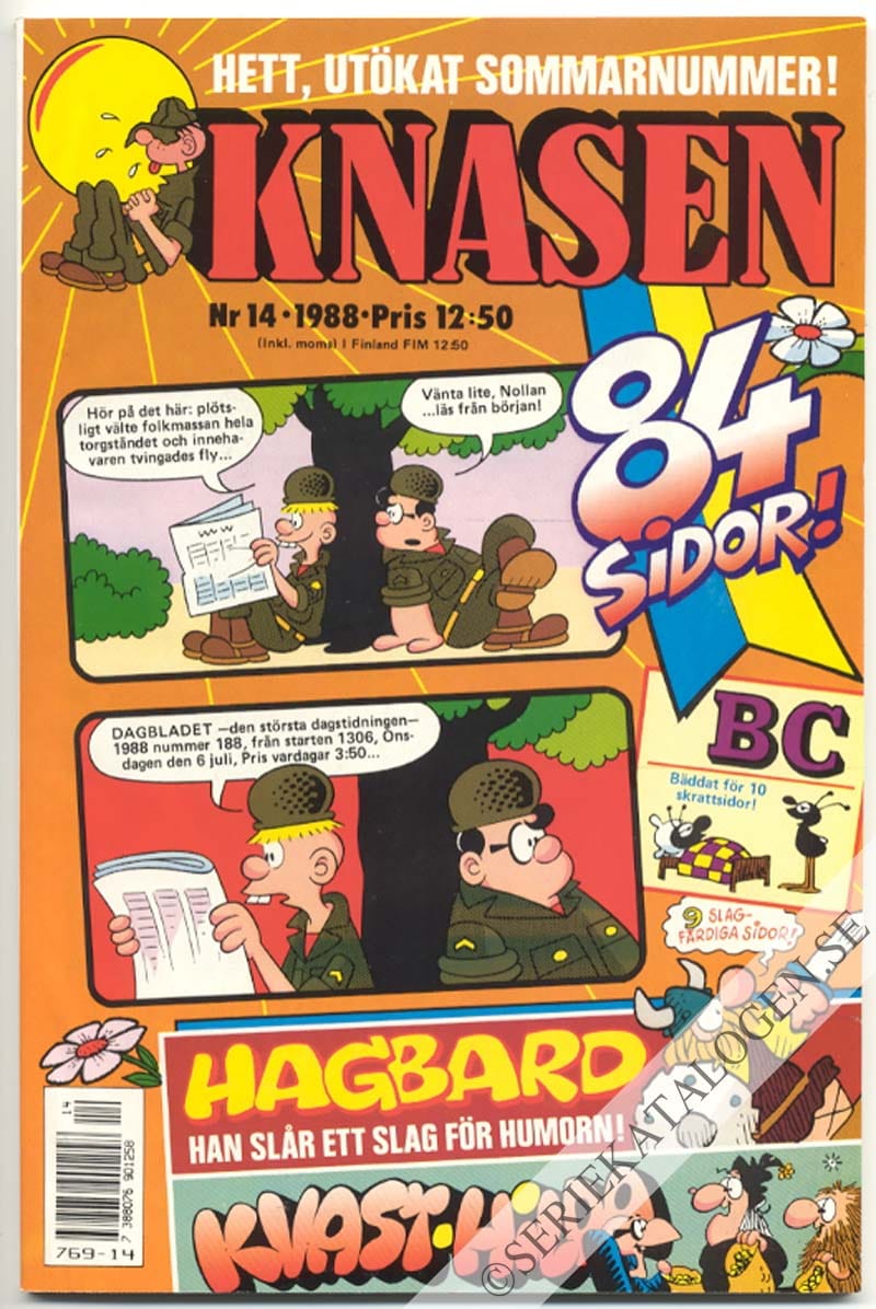 Framsida på Knasen #14 (1988)