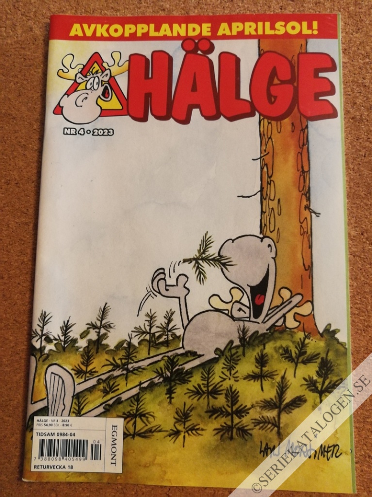 Framsida på Hälge #4 (2023)