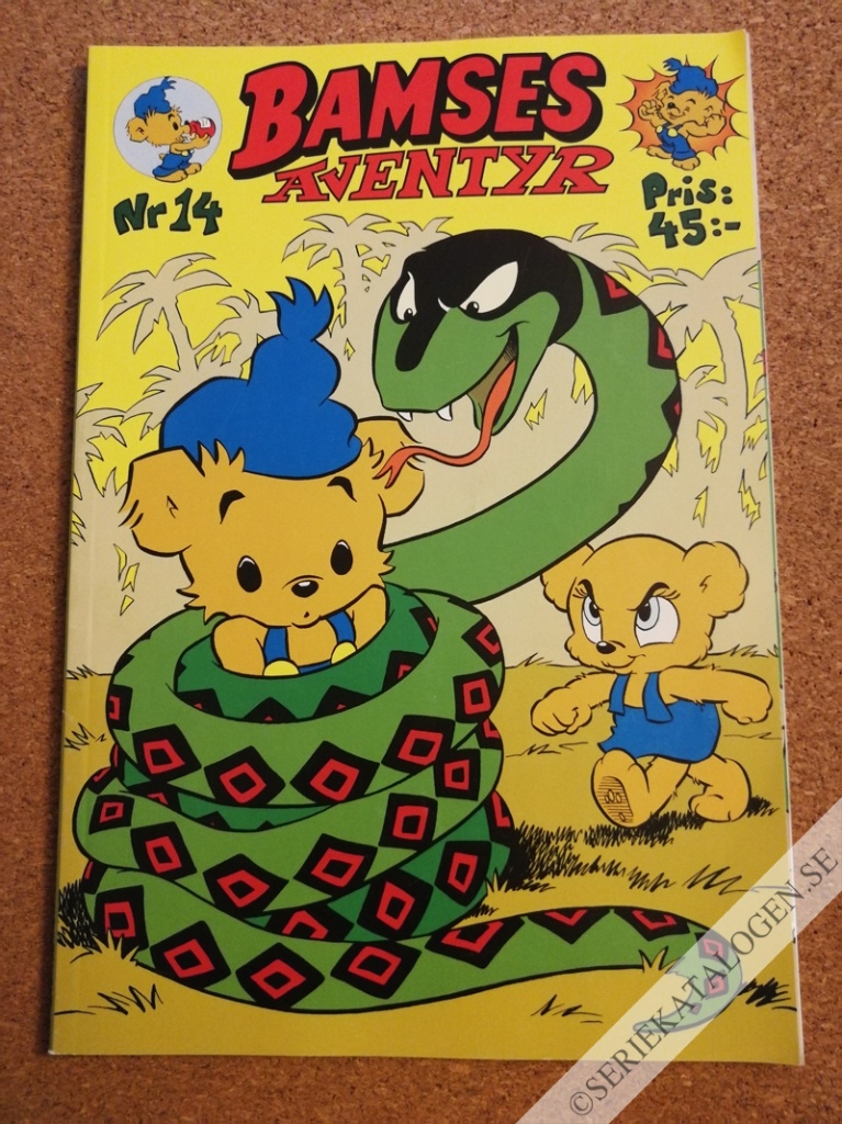 Framsida på Bamses äventyr #14 (2008)