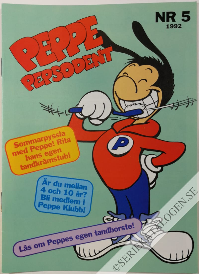 Framsida på Peppe Pepsodent #5 (1992)