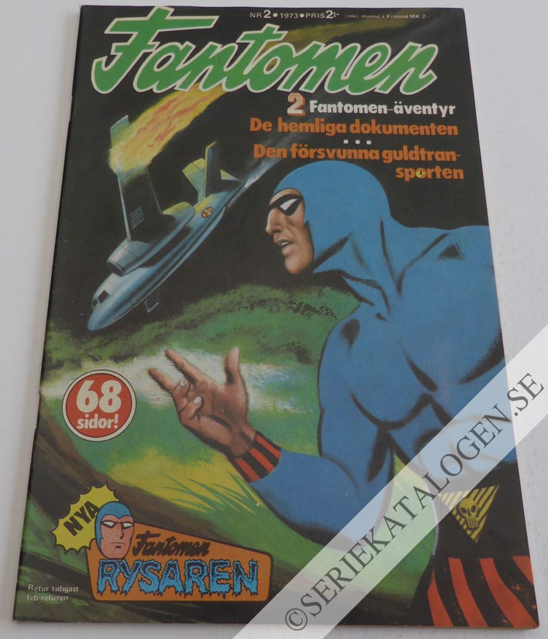 Framsida på Fantomen #2 (1973)