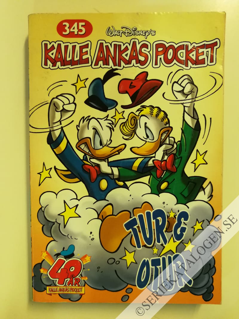 Framsida på Kalle Ankas pocket #345 - Tur & otur (2008)