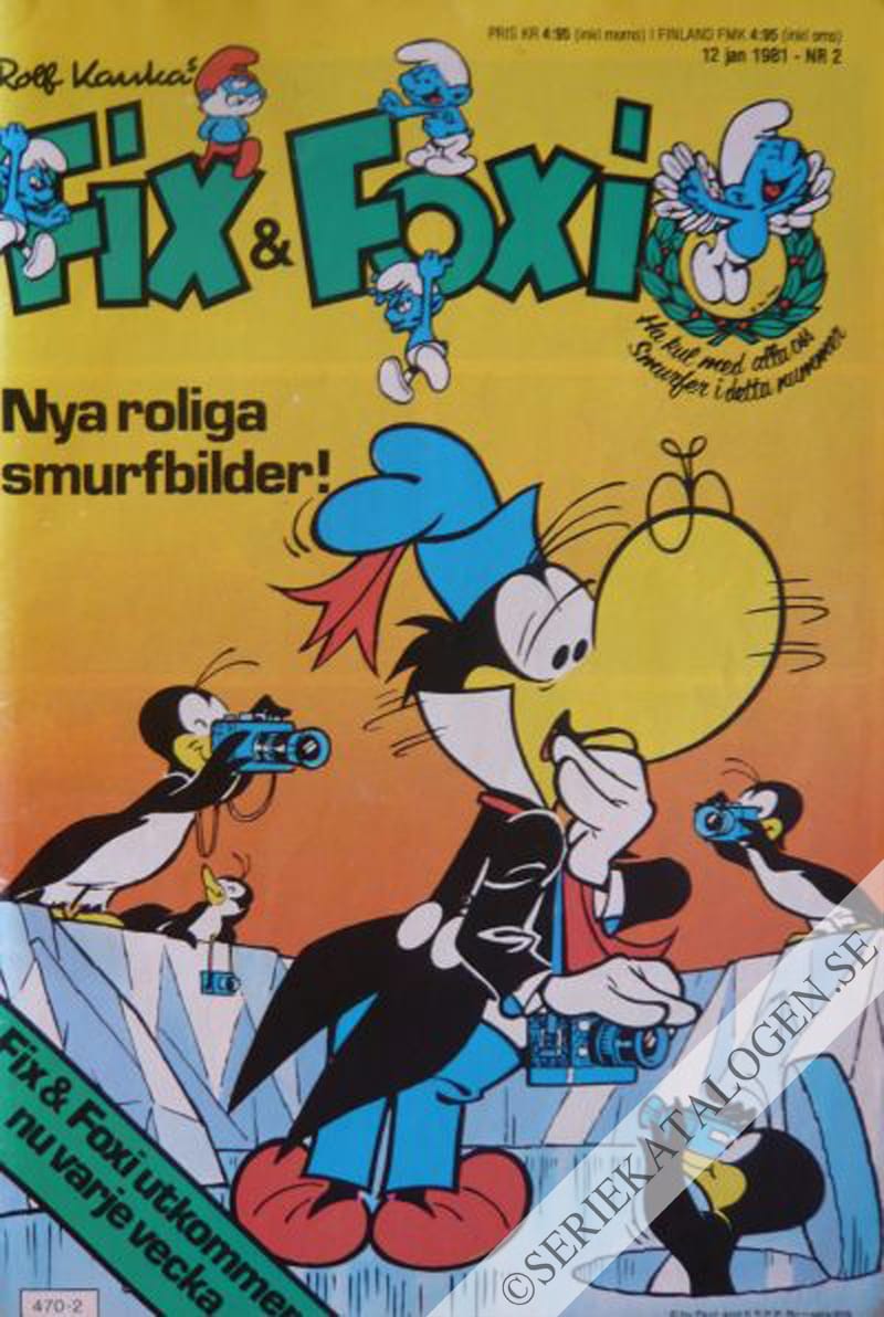 Framsida på Fix och Foxi #2 (1981)