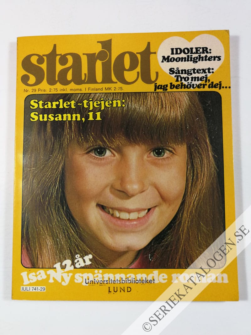 Framsida på Starlet #29 (1976)