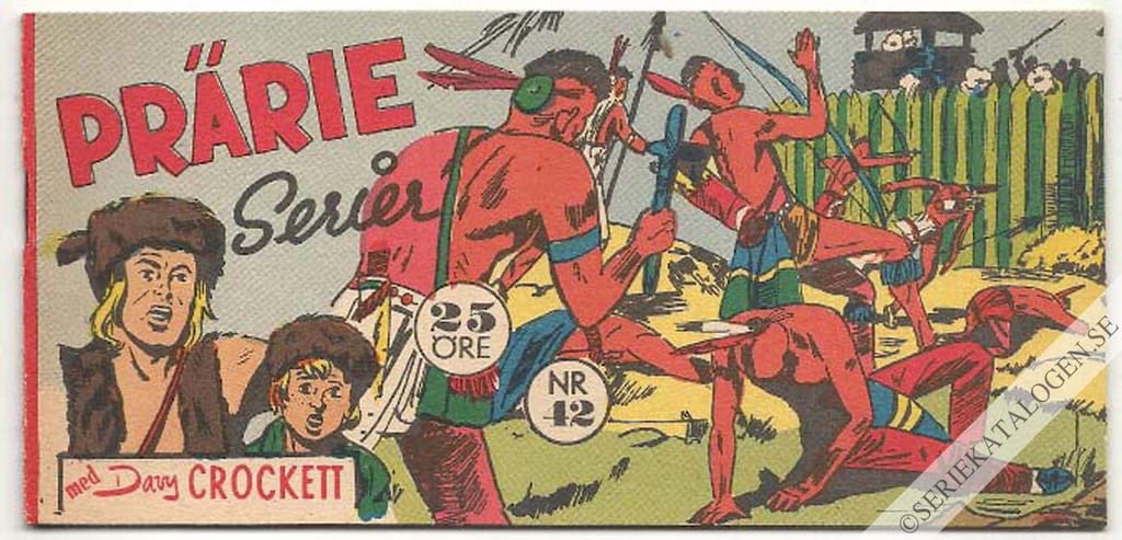 Framsida på Prärie-serier #42 (1958)
