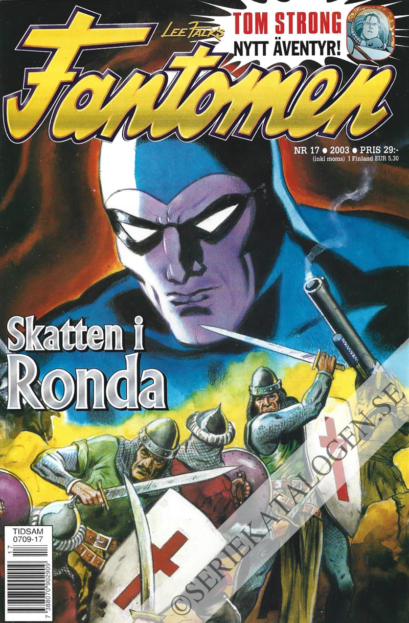 Framsida på Fantomen #17 (2003)