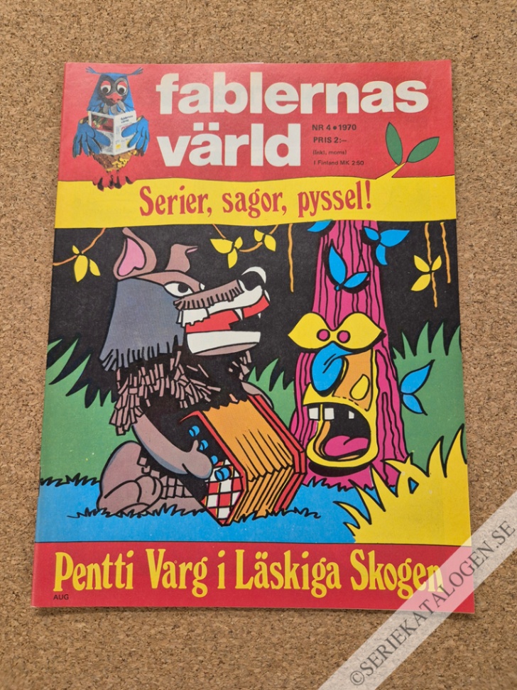 Framsida på Fablernas värld #4 (1970)