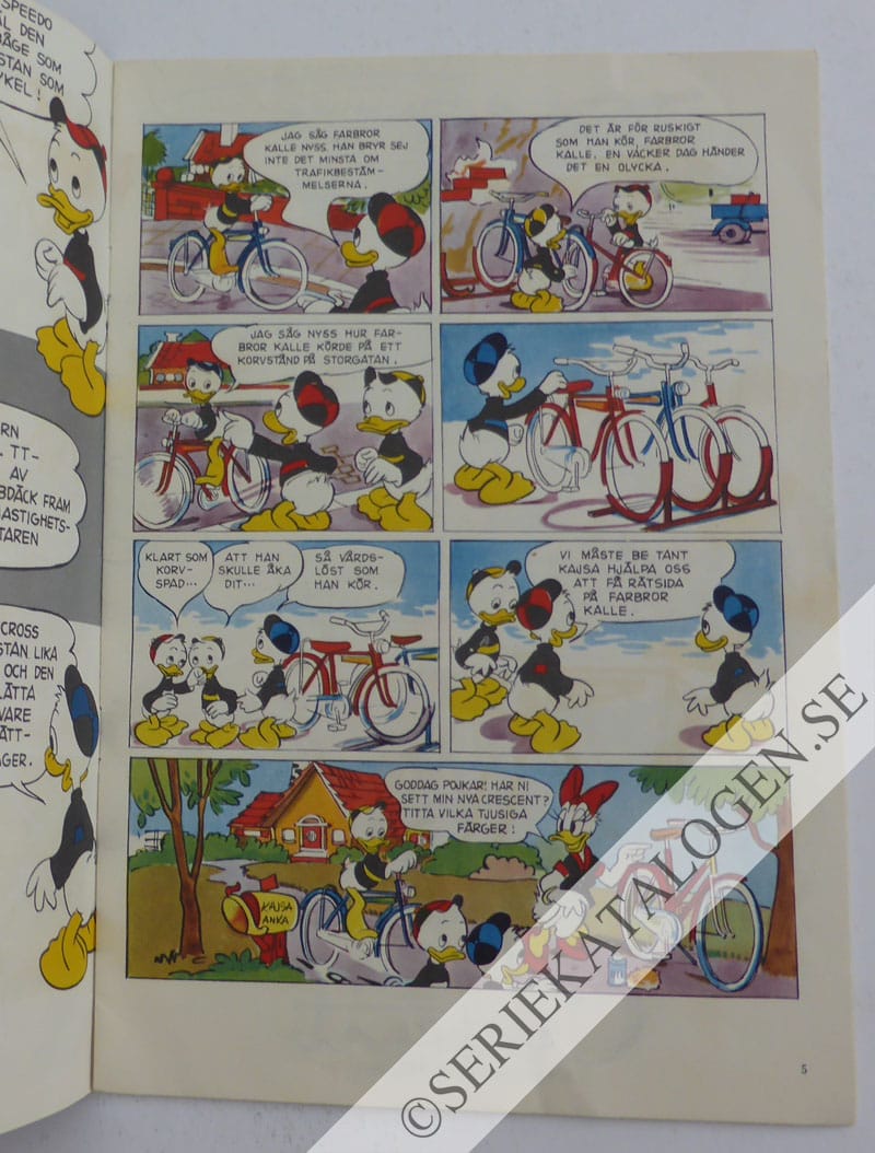 Exempel på Kalle Anka i trafiken (1958)