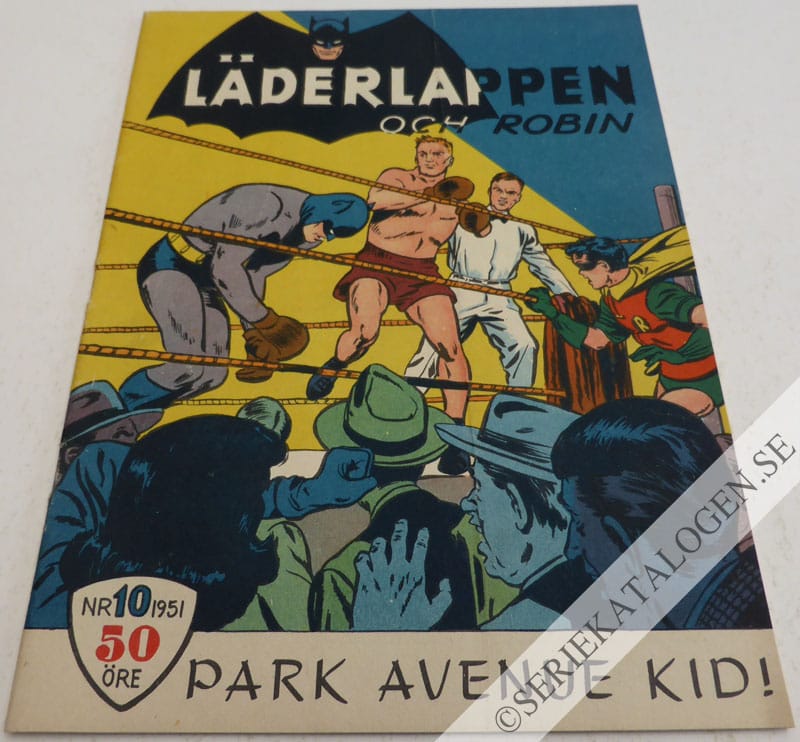 Framsida på Läderlappen och Robin #10 (1951)