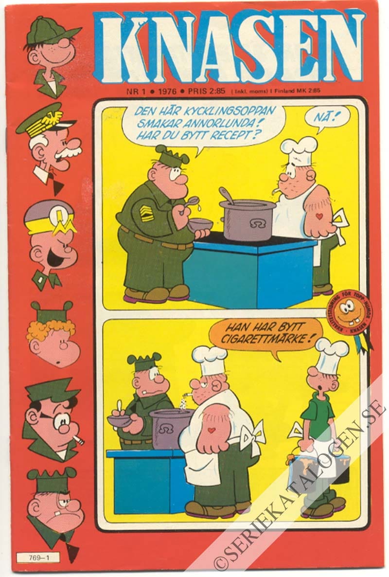Framsida på Knasen #1 (1976)