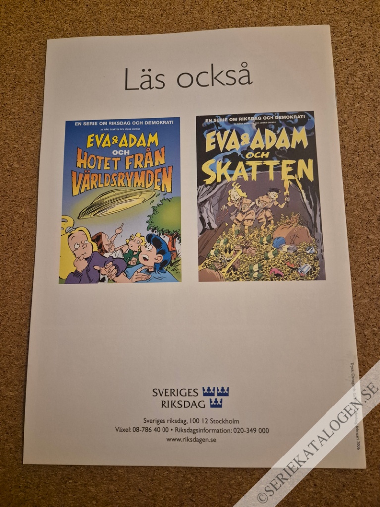 Baksida på Eva & Adam och den stinkande sjöns gåta (2006)