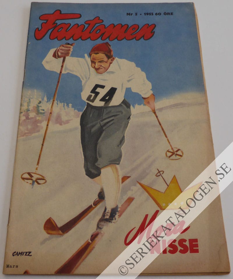 Framsida på Fantomen #5 (1955)