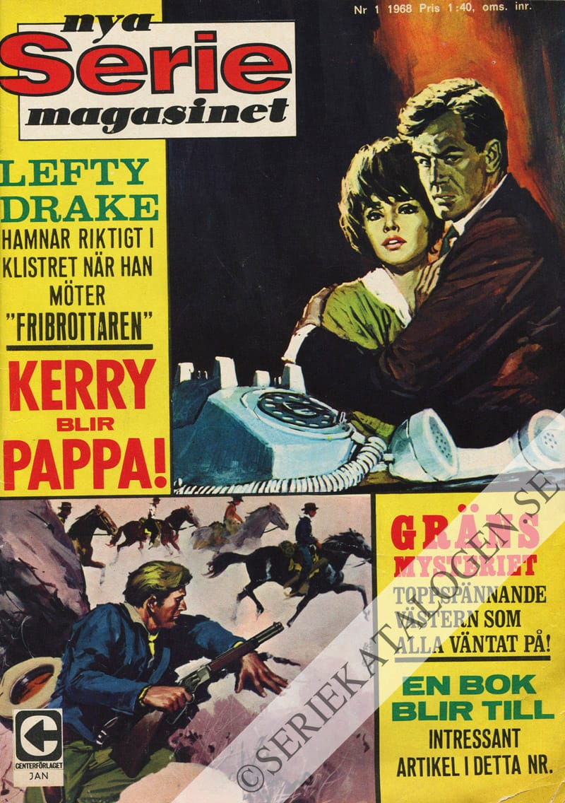 Framsida på Seriemagasinet #1 (1968)