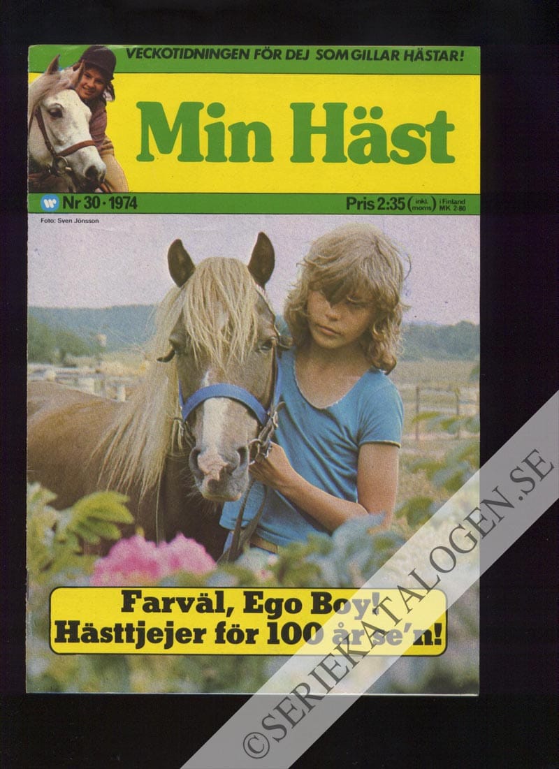 Framsida på Min häst #30 (1974)