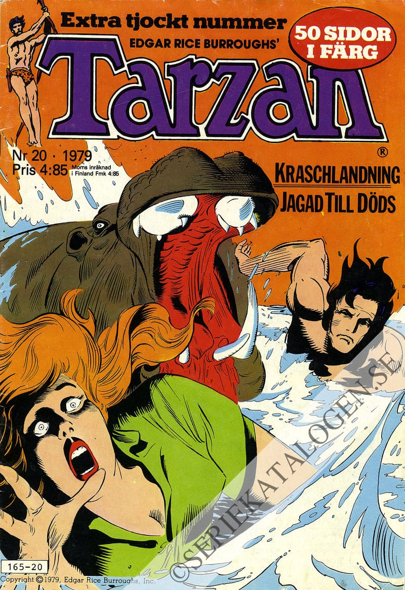 Framsida på Tarzan #20 (1979)