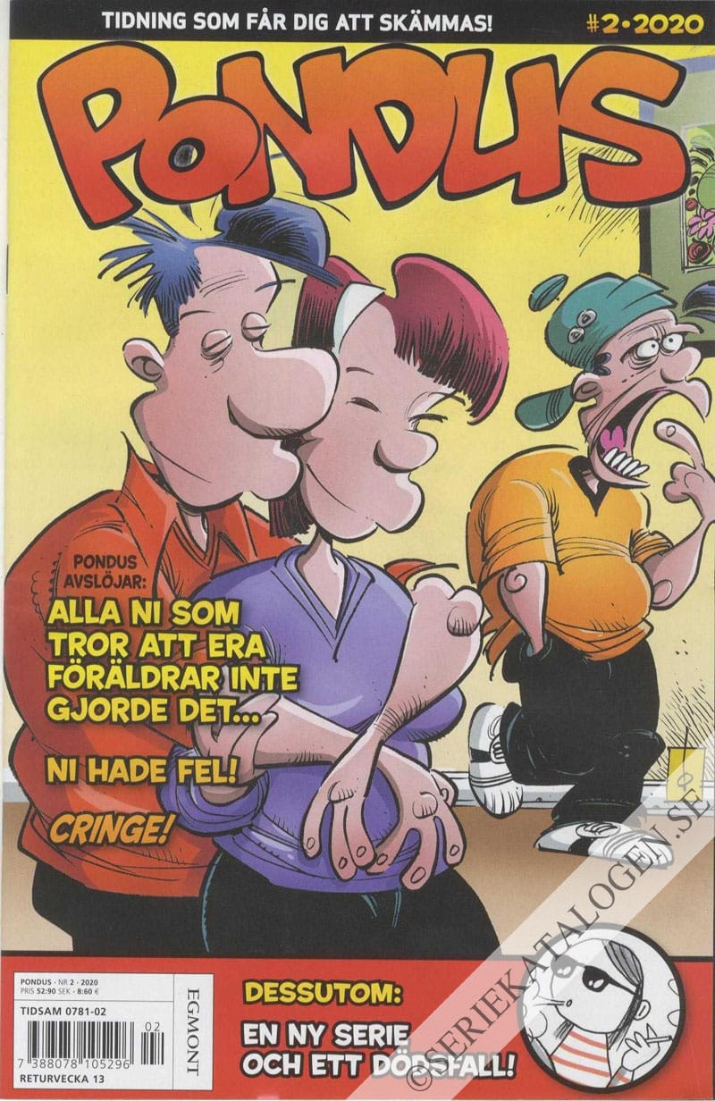 Framsida på Pondus #2 (2020)