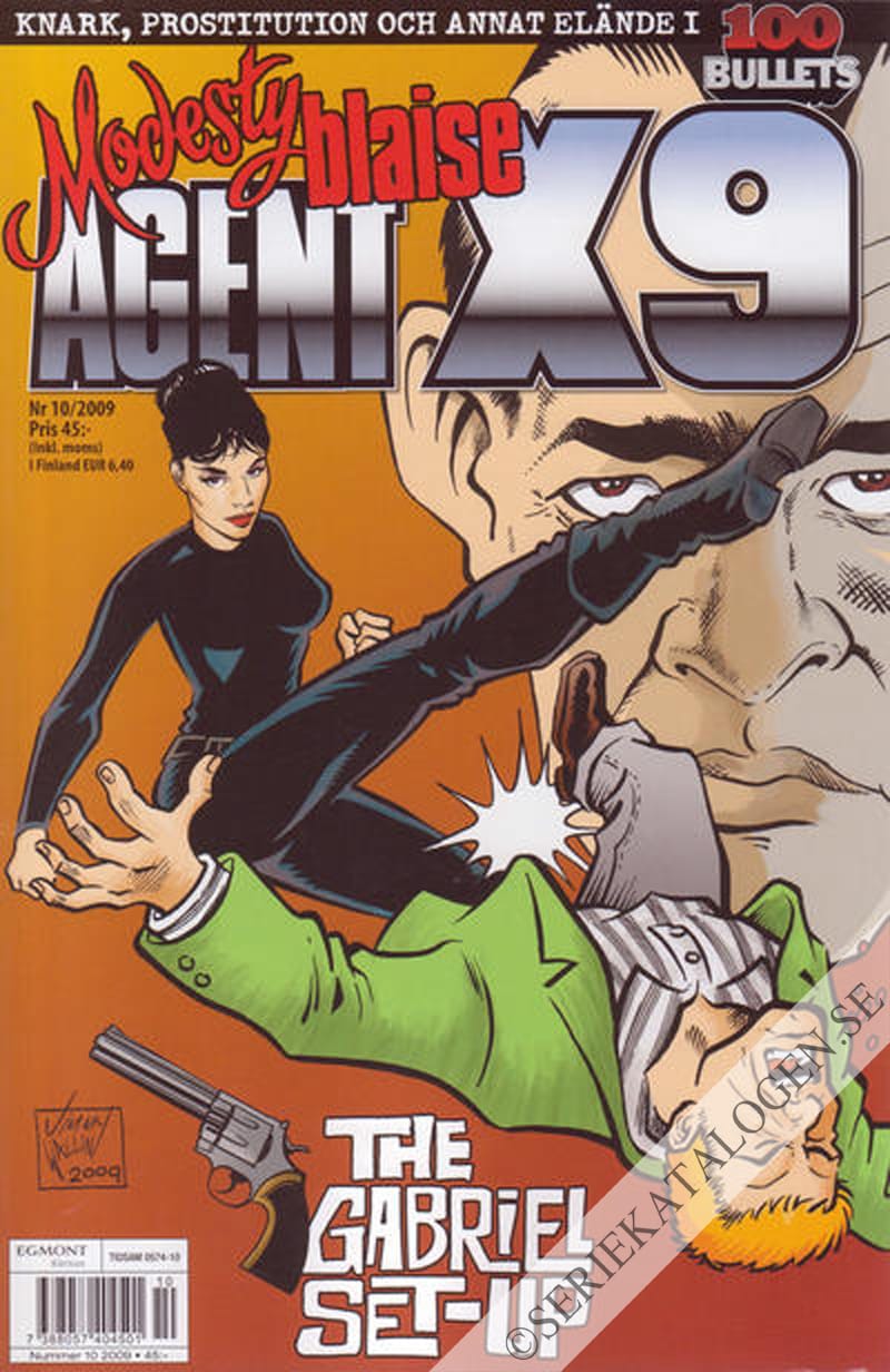 Framsida på Agent X9 #10 (2009)