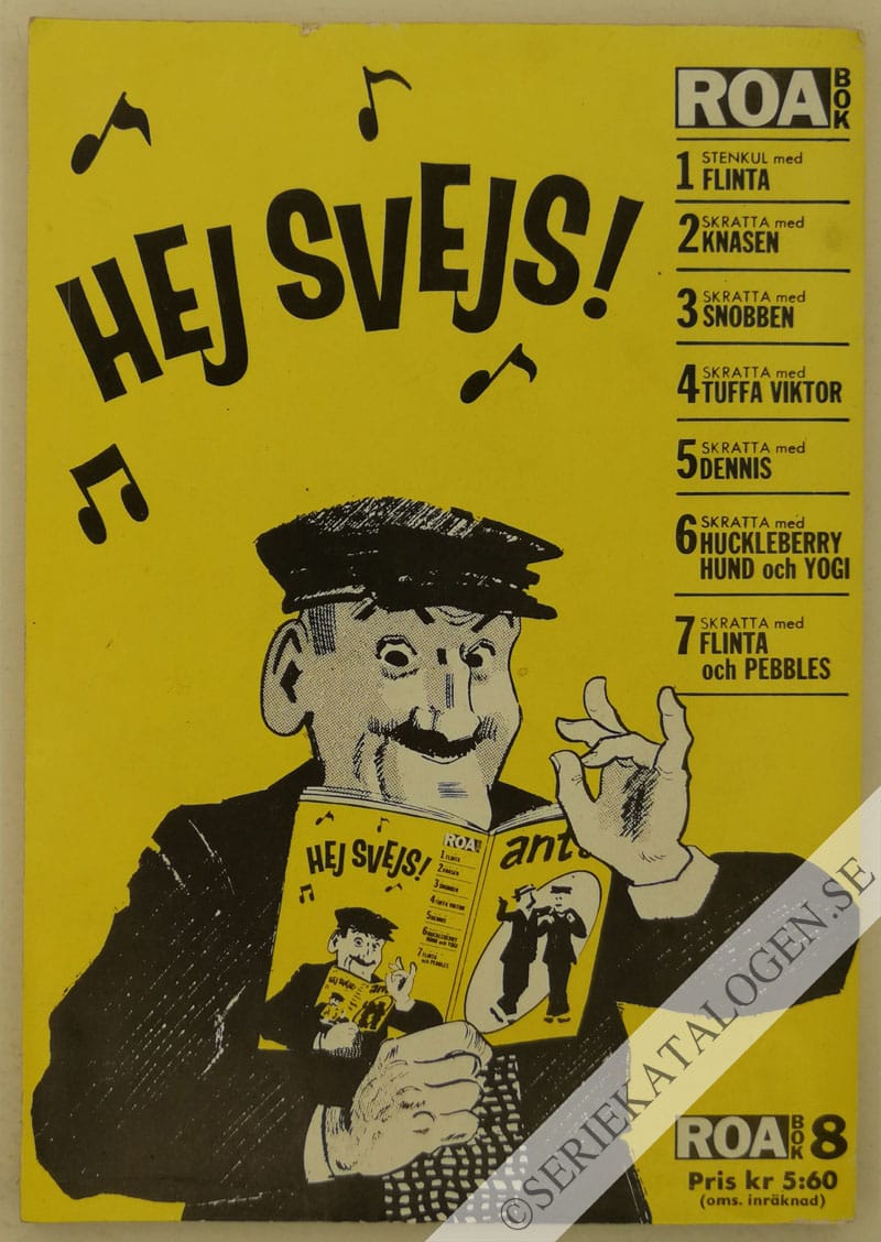 Baksida på Skratta med Ante (1965)