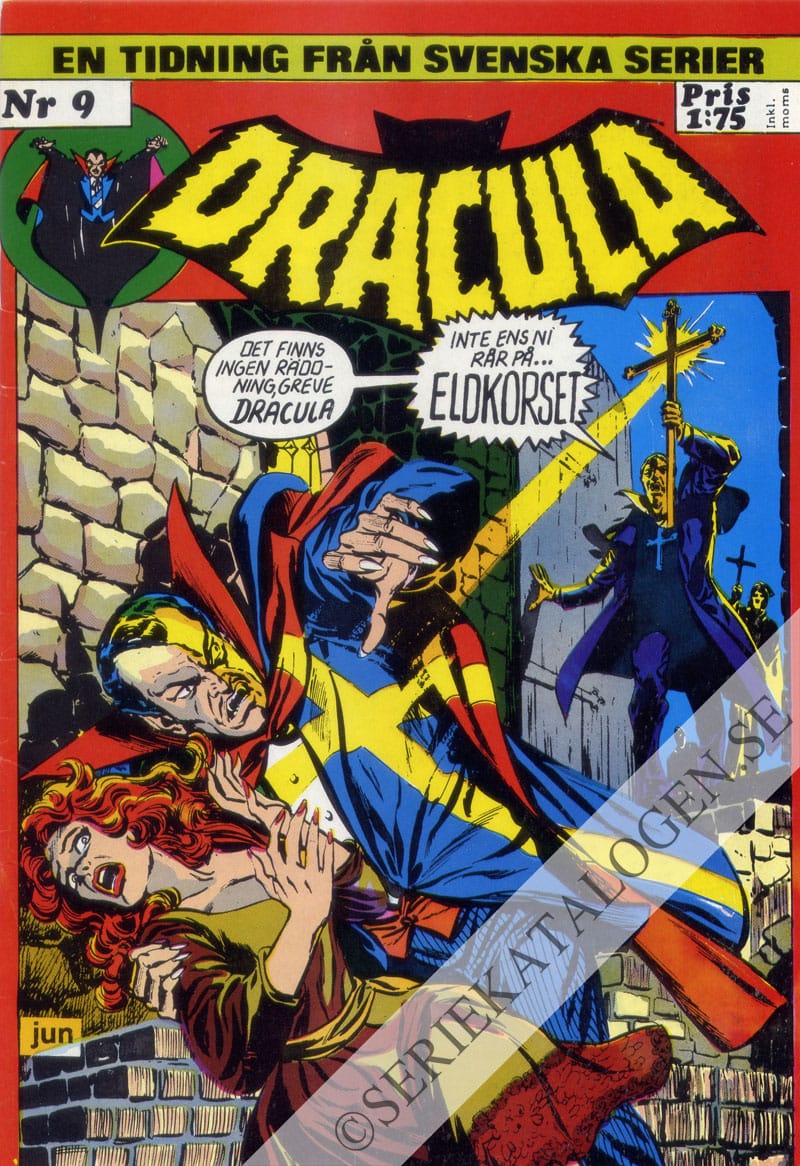 Framsida på Dracula #9 (1973)