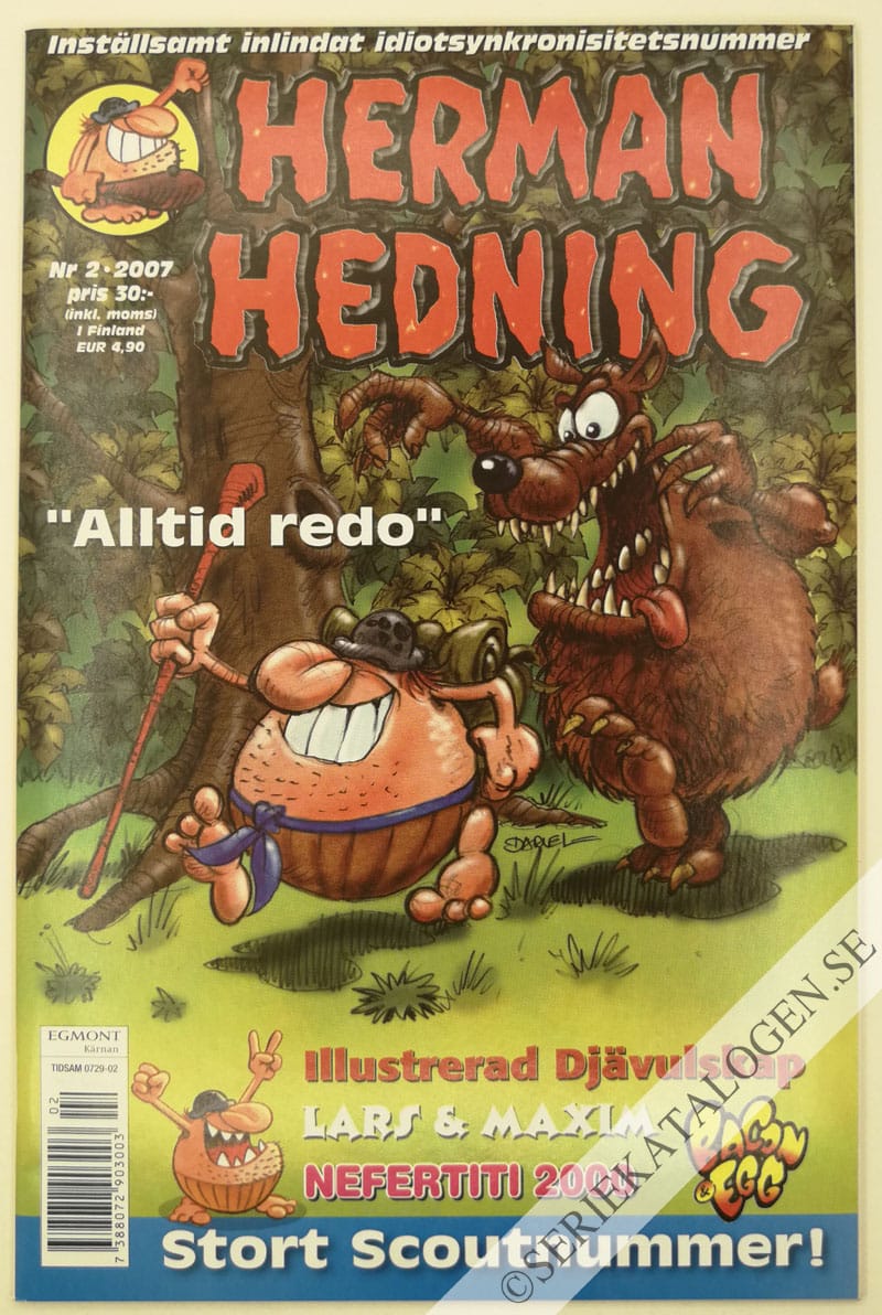 Framsida på Herman Hedning #2 (2007)