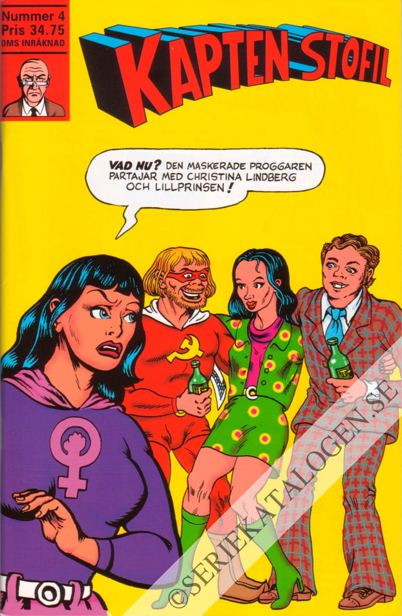 Framsida på Kapten Stofil #4 (2001)