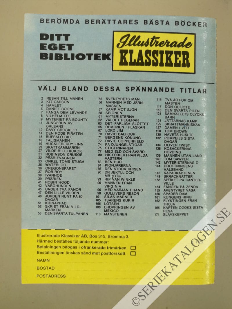 Baksida på Kampen om Nya Guinea (1966)
