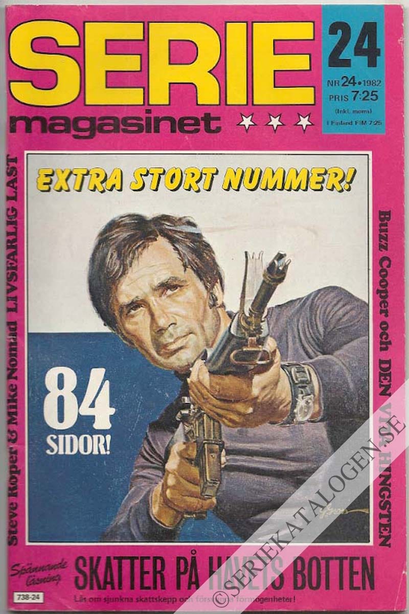 Framsida på Seriemagasinet #24 (1982)