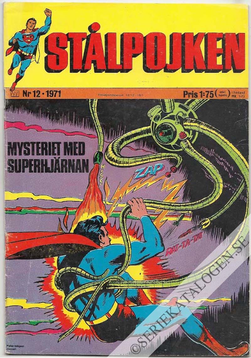 Framsida på Stålpojken #12 (1971)