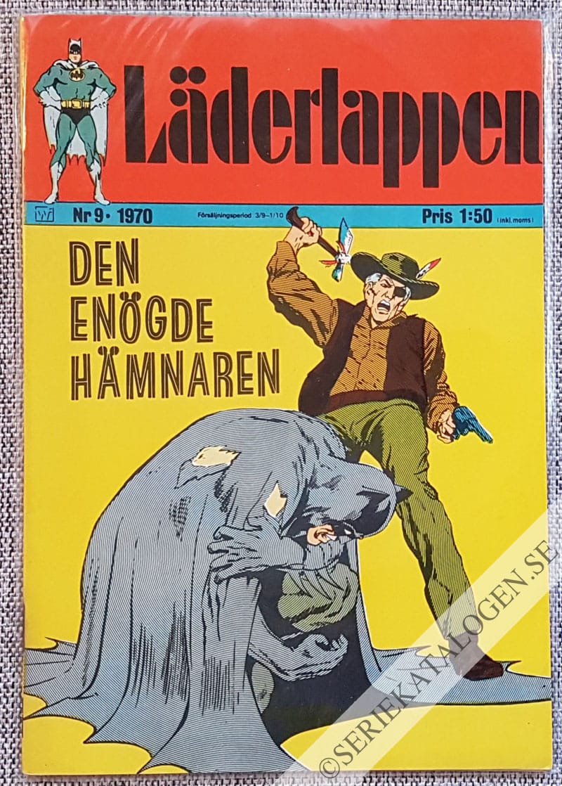 Framsida på Läderlappen och Robin #9 (1970)