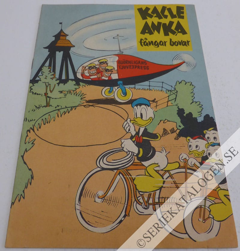 Framsida på Kalle Anka - Crescent Kalle Anka fångar bovar (1959)