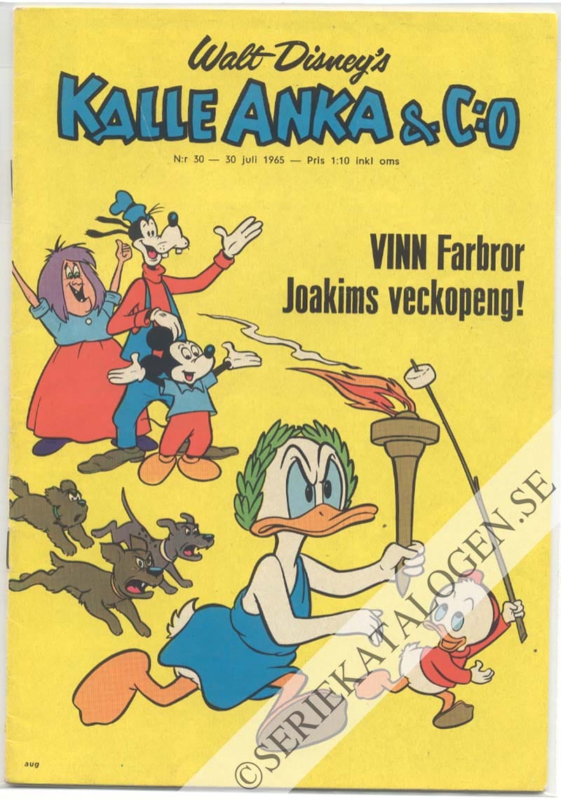 Framsida på Kalle Anka & C:o #30 (1965)