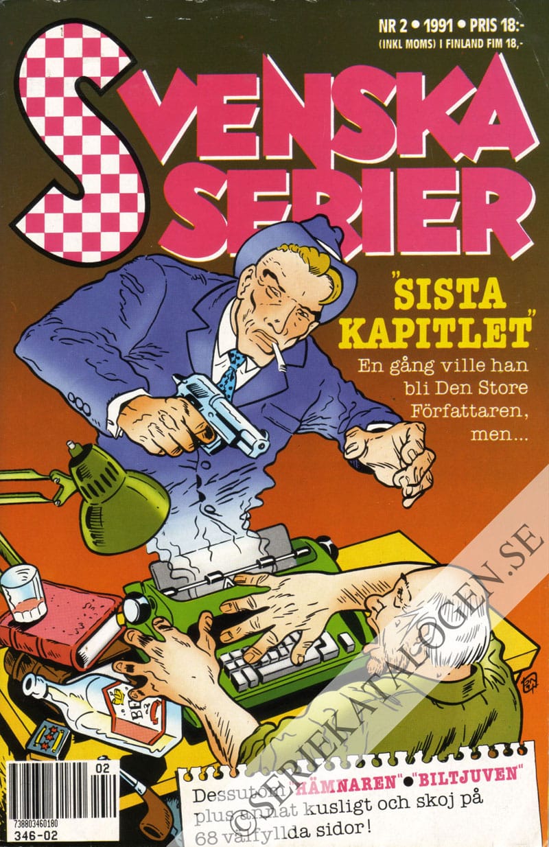 Framsida på Svenska serier #2 (1991)