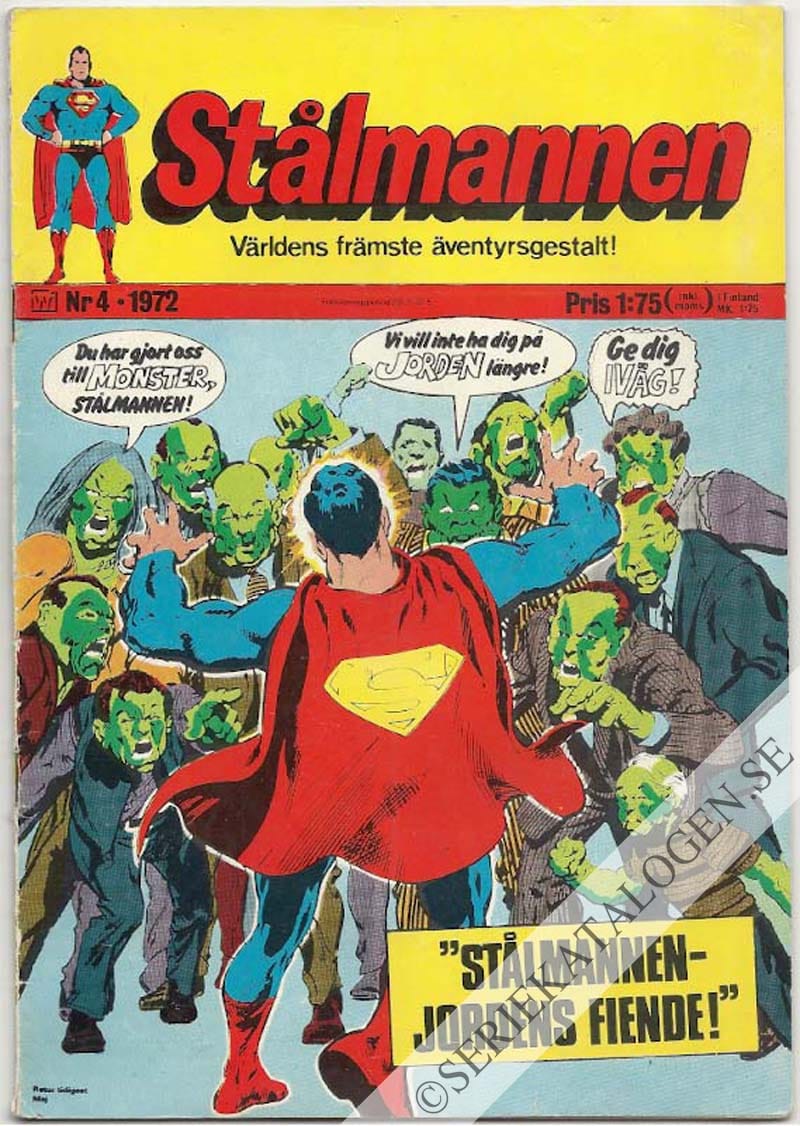 Framsida på Stålmannen #4 (1972)