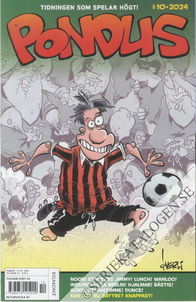Framsida på Pondus #10 (2024)