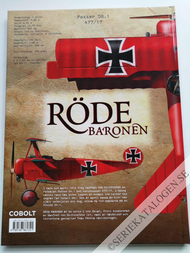 Baksida på Jaktpiloten (2016)