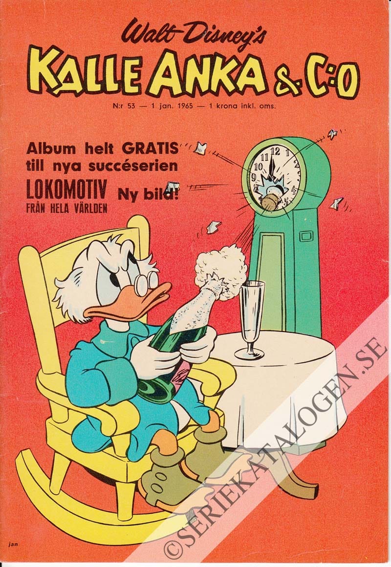 Framsida på Kalle Anka & C:o #53 (1964)