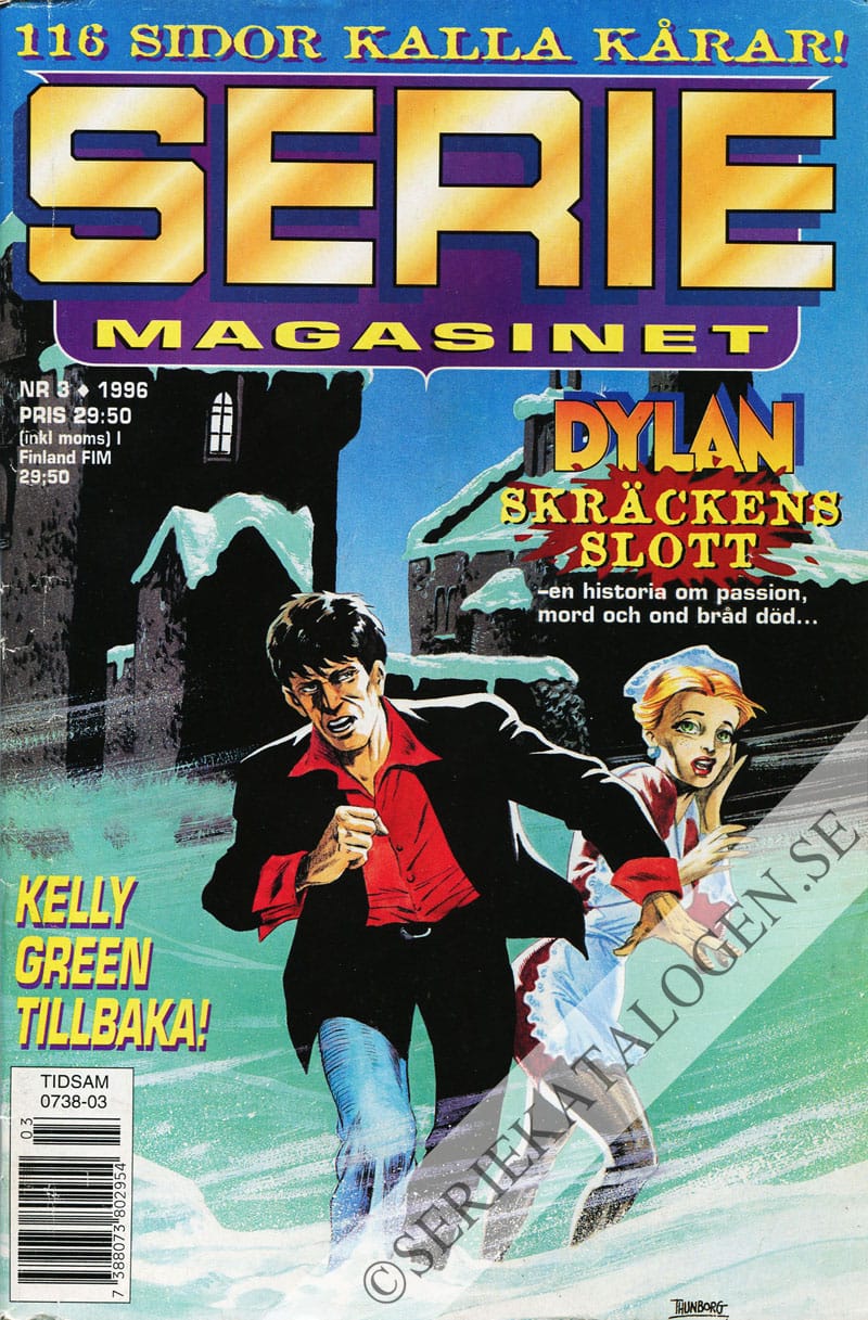 Framsida på Seriemagasinet #3 (1996)