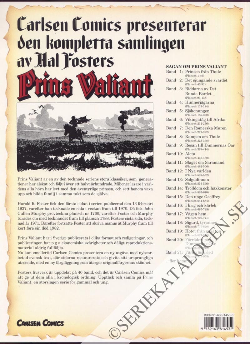 Baksida på Färd i österled (1999)