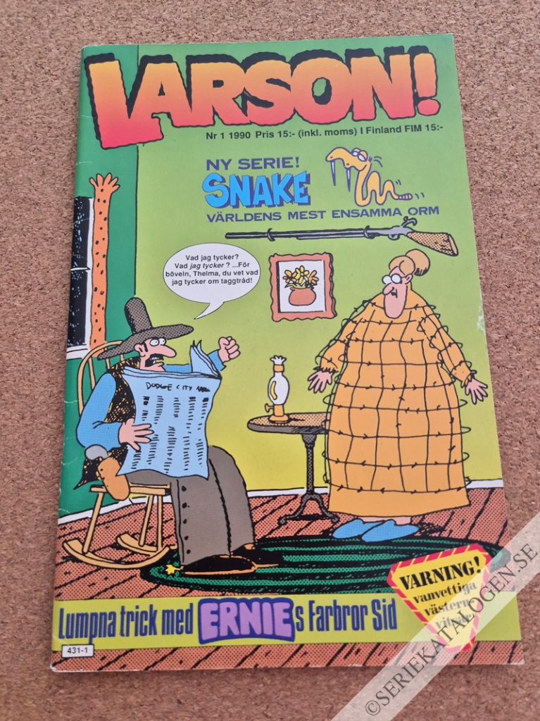 Framsida på Larson! #1 (1990)