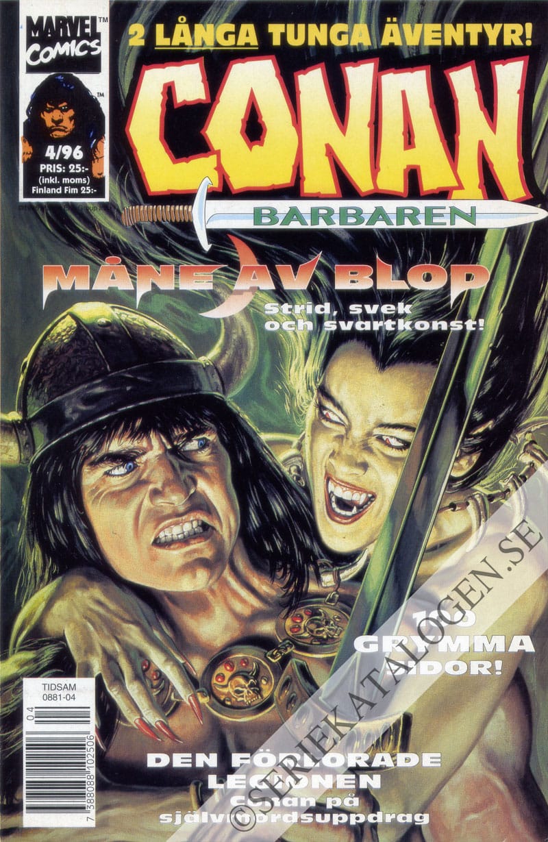 Framsida på Conan barbaren #4 (1996)